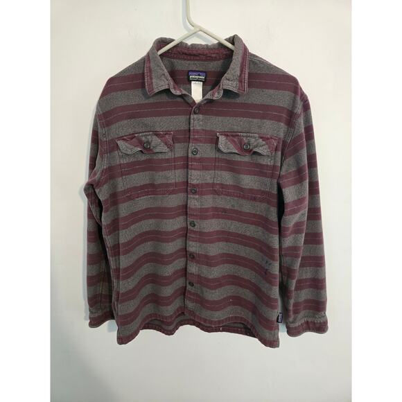 Patagonia Men's Long-Sleeved Fjord Flannel Shirt size large flawed - Picture 1 of 4